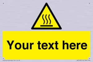 Custom Hot Surface Sign